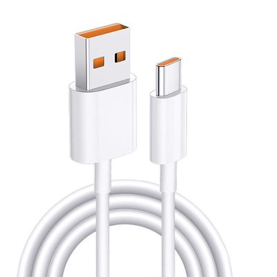 câble de données de remplissage d'USB de couleur blanche de longueur de 1m 20V 3A 60W USB 3,1 pour le remplissage rapide
