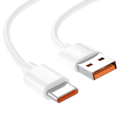 câble de données de remplissage d'USB de couleur blanche de longueur de 1m 20V 3A 60W USB 3,1 pour le remplissage rapide