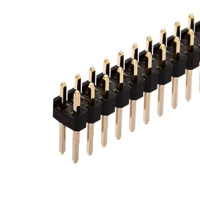La double rangée en plastique électronique des connecteurs de carte, le lancement SMD Pin Header de 2.54mm
