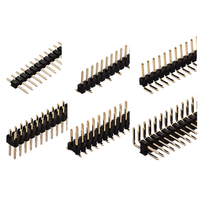La double rangée en plastique électronique des connecteurs de carte, le lancement SMD Pin Header de 2.54mm