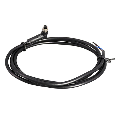 La veste de PVC IP67 imperméabilisent les câbles équipés M16 4 Pin Circular Connector Type