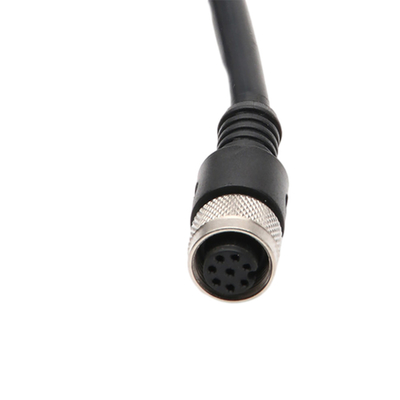 Le câble électrique à angle droit avec IP67 imperméabilisent M12 2 la borne 4 Pin Connector de la borne 3