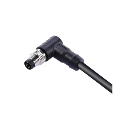 IP67 le connecteur imperméable du câble M8 câblent 5 Pin Female Molding Shield que la veste de PVC câble le scooter électrique de vélo