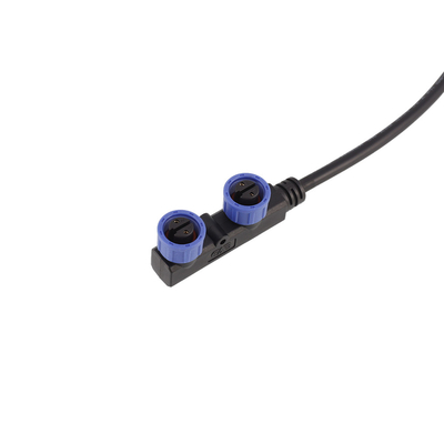 Câbles de 1 extension imperméables du mètre M15 F former la veste de PVC en plastique de Shell pour l'énergie solaire