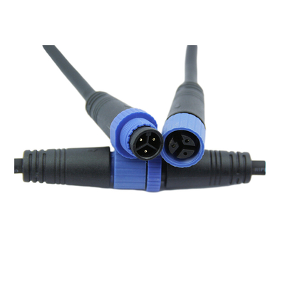 2 borne 3 Pin Power Assemblages de câbles étanches, harnais verts de fil de connecteur de l'énergie XH