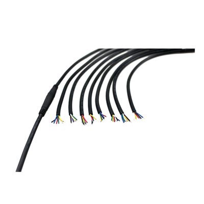 mâle de longueur de 3Ft à la bicyclette imperméable femelle GPS de M8 6pin plaçant la veste de PVC de câble