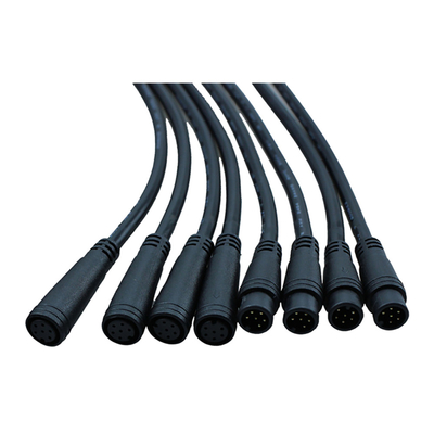 mâle de longueur de 3Ft à la bicyclette imperméable femelle GPS de M8 6pin plaçant la veste de PVC de câble