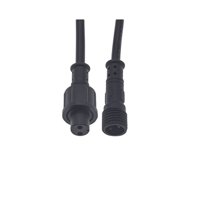 Bande imperméable de lumière de borne 4 Pin For LED de la borne 3 des câbles équipés de PVC M11 2