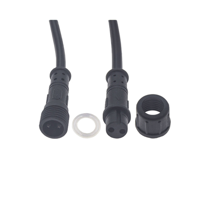 Bande imperméable de lumière de borne 4 Pin For LED de la borne 3 des câbles équipés de PVC M11 2