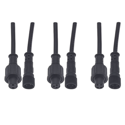 Bande imperméable de lumière de borne 4 Pin For LED de la borne 3 des câbles équipés de PVC M11 2