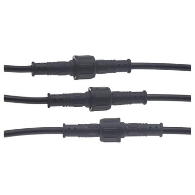 Bande imperméable de lumière de borne 4 Pin For LED de la borne 3 des câbles équipés de PVC M11 2