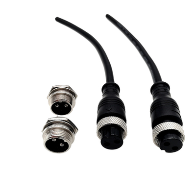 le câble équipé actuel de harnais du fil 3A imperméabilisent le Pin de la borne 4 de la borne GX16 2 3 de 16mm