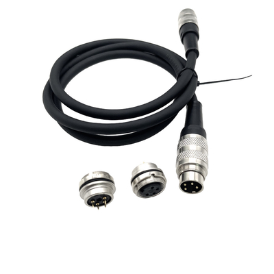 le câble équipé actuel de harnais du fil 3A imperméabilisent le Pin de la borne 4 de la borne GX16 2 3 de 16mm