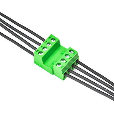 Lancement du fil XK2EDGA 5.08MM de connecteur de TB de carte PCB de couleur verte