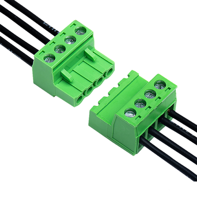 Lancement du fil XK2EDGA 5.08MM de connecteur de TB de carte PCB de couleur verte