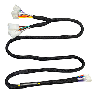 harnais des véhicules à moteur de fil de 1M Length Black Jacket pour la voiture de Corolla Camry Reiling