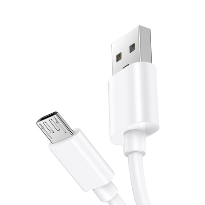 Le câble de remplissage micro d'USB de revêtement en PVC attachent 1M 2.4A multifonctionnel