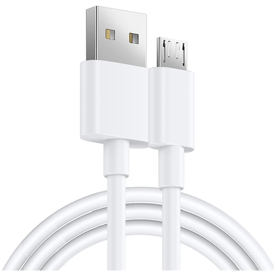 Le câble de remplissage micro d'USB de revêtement en PVC attachent 1M 2.4A multifonctionnel