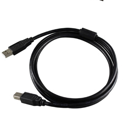 Câble à grande vitesse noir d'USB, un mâle à une imprimante féminine Cord de 2,0 USB
