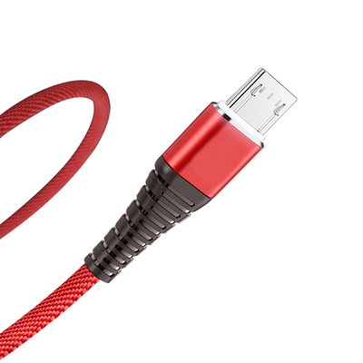 Les données de remplissage d'USB de manteau tressé en nylon câblent 3Ft 2.4A pour Mp3 Mp4