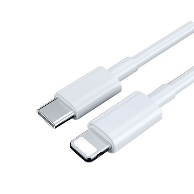 couleur blanche de remplissage d'Usb C à de C du câble de données d'USB de longueur de 3Ft Usb3.1 avec la veste de PVC