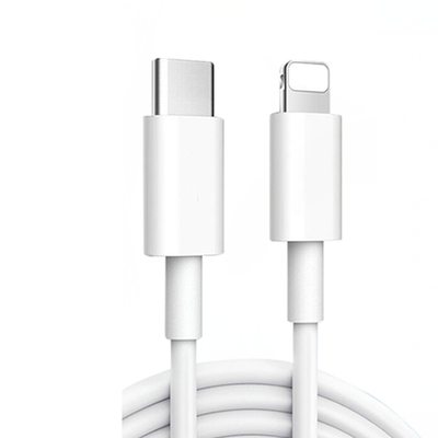 couleur blanche de remplissage d'Usb C à de C du câble de données d'USB de longueur de 3Ft Usb3.1 avec la veste de PVC