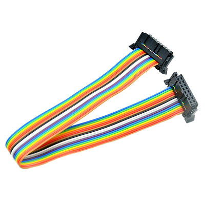 Connecteurs adaptés aux besoins du client de lancement de la mesure de fil d'IDC 16 Pin Flat Ribbon Cable With AWG28# 2.54mm