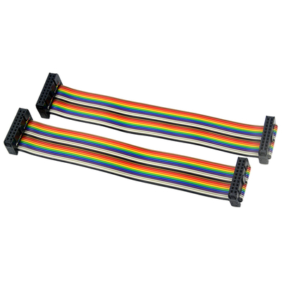 Les câbles équipés de la couleur IDC d'arc-en-ciel, lancement de 2mm câble 40 le Pin de la borne 60 de la borne 50
