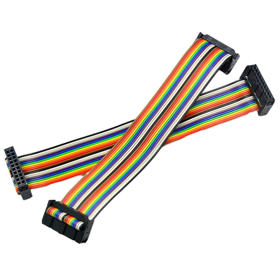 Les câbles équipés de la couleur IDC d'arc-en-ciel, lancement de 2mm câble 40 le Pin de la borne 60 de la borne 50