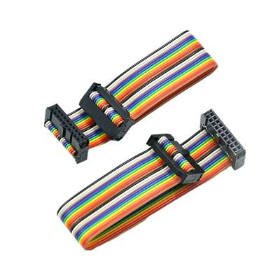 Les câbles équipés de la couleur IDC d'arc-en-ciel, lancement de 2mm câble 40 le Pin de la borne 60 de la borne 50