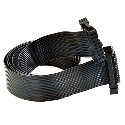 Lancement plat de la couleur noire IDC 40 Pin Ribbon Cable 2.54mm pour l'ordinateur des véhicules à moteur