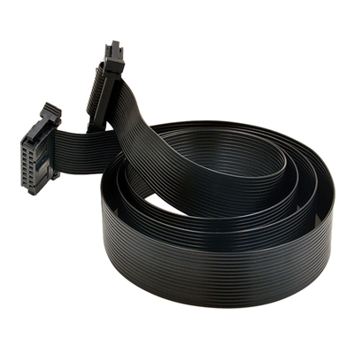 Lancement plat de la couleur noire IDC 40 Pin Ribbon Cable 2.54mm pour l'ordinateur des véhicules à moteur