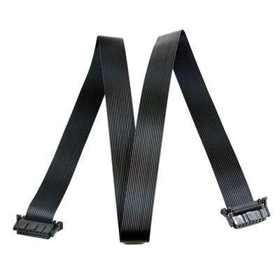 Lancement plat de la couleur noire IDC 40 Pin Ribbon Cable 2.54mm pour l'ordinateur des véhicules à moteur