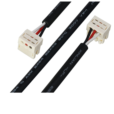 câbles équipés de la longueur IDC de 30cm avec le connecteur d'alimentation beige de Lumberg 3515 de couleur