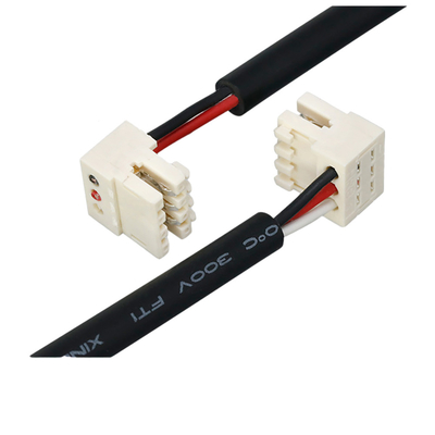câbles équipés de la longueur IDC de 30cm avec le connecteur d'alimentation beige de Lumberg 3515 de couleur
