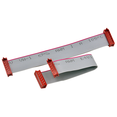 allumette micro 12P de connecteur rouge de couleur de l'AMP 215083 de câbles équipés d'IDC de lancement de 1.27mm