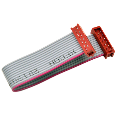 allumette micro 12P de connecteur rouge de couleur de l'AMP 215083 de câbles équipés d'IDC de lancement de 1.27mm
