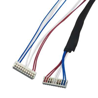 mesure du harnais AWG30 de fil du lancement IDC de 1.0mm avec le connecteur de JST SSR IDC