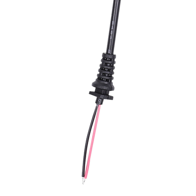 Assemblées masculines et femelles de cable électrique avec dc de passe-fils baril Jack de 5.5mm x de 2.1mm