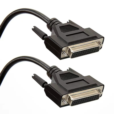 Le mâle à la publication périodique de la prise masculine Rs232 câblent 3ft avec le connecteur de sous-marin de DB9 DB15 DB25 D