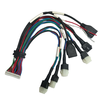 ATX logeant le logement de cuir embouti de fil du câble équipé d'Overmolding JST PH2.0 à la femelle USB2.0