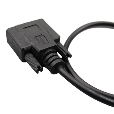 Femelle faite sur commande des câbles équipés de RS232 Overmolding DB9 au type masculin d'USB 2,0 B