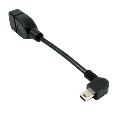 Les mini données de remplissage d'OTG USB câblent une femelle au mâle de B pour la voiture MP3 MP4