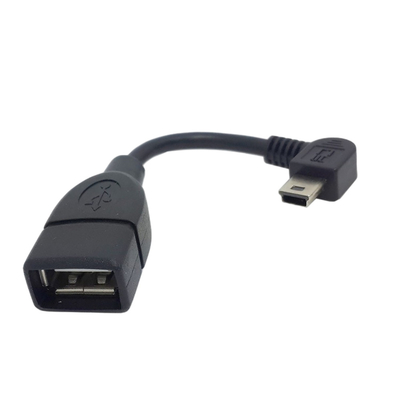 Les mini données de remplissage d'OTG USB câblent une femelle au mâle de B pour la voiture MP3 MP4