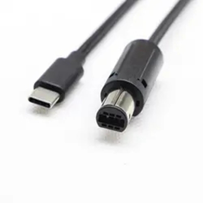 Câble tressé de 2 m pour contrôleur Gamecube Type C USB 2.0 mâle vers mâle 6 broches