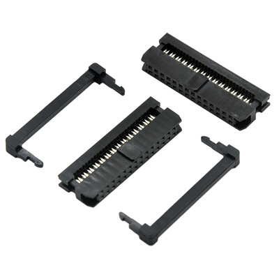 Lancement de Pin Cable Connector Black Color 1.27mm 2.0mm de la femelle 14 d'IDC
