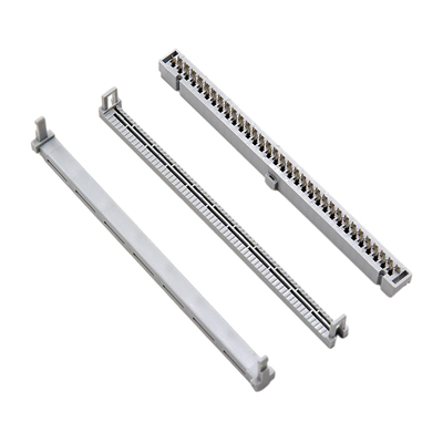64 contact simple Gray Insulation For Flat Cable de connecteur de la borne 2,54 millimètres IDC