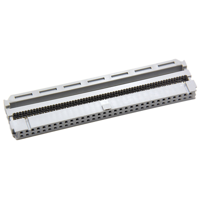 64 contact simple Gray Insulation For Flat Cable de connecteur de la borne 2,54 millimètres IDC
