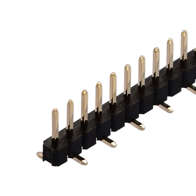 Type à angle droit droit de rangée de SMT Pin Header Connector Single Dual