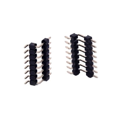 Type à angle droit droit de rangée de SMT Pin Header Connector Single Dual